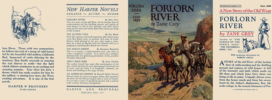 Item #5376 Forlorn River. Zane Grey