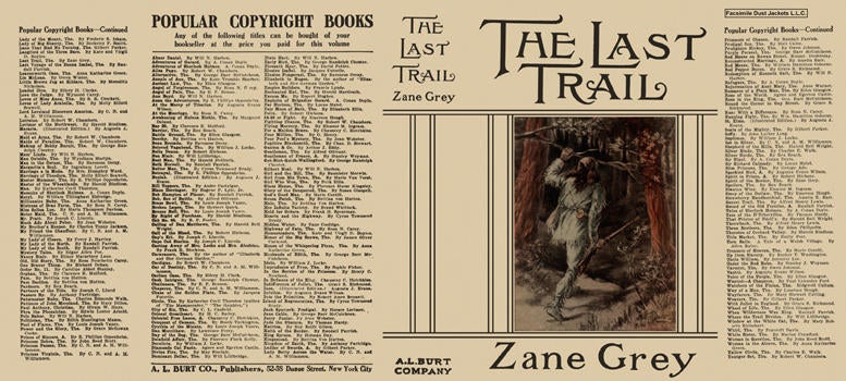 Item #5384 Last Trail, The. Zane Grey