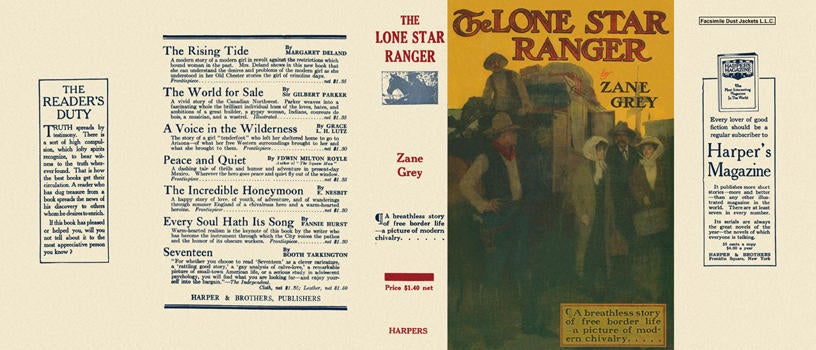 Item #5386 Lone Star Ranger, The. Zane Grey