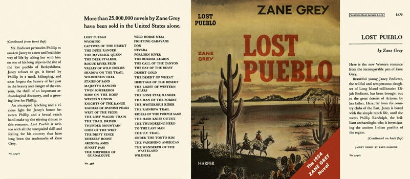 Item #5387 Lost Pueblo. Zane Grey
