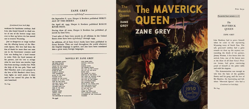 Item #5392 Maverick Queen, The. Zane Grey
