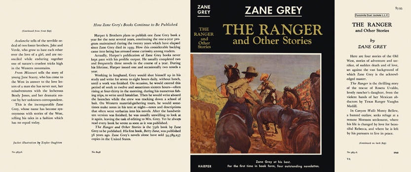 Item #5397 Ranger and Other Stories, The. Zane Grey
