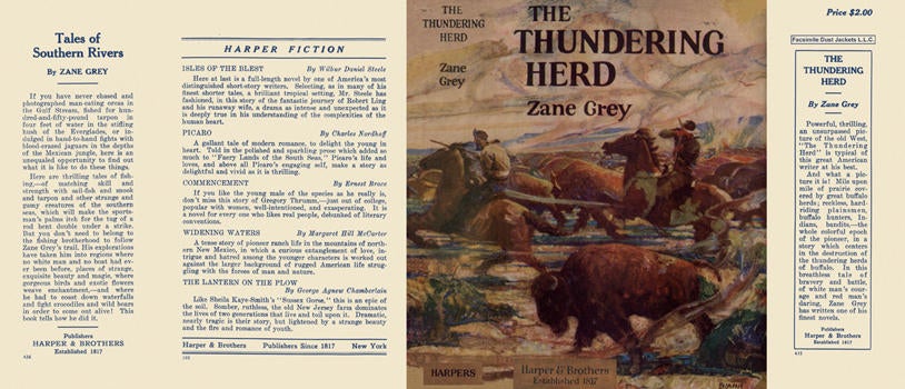 Item #5410 Thundering Herd, The. Zane Grey.