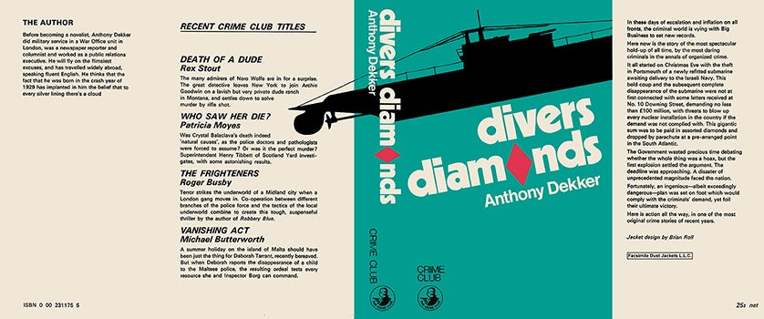 Item #54196 Divers Diamonds. Anthony Dekker.