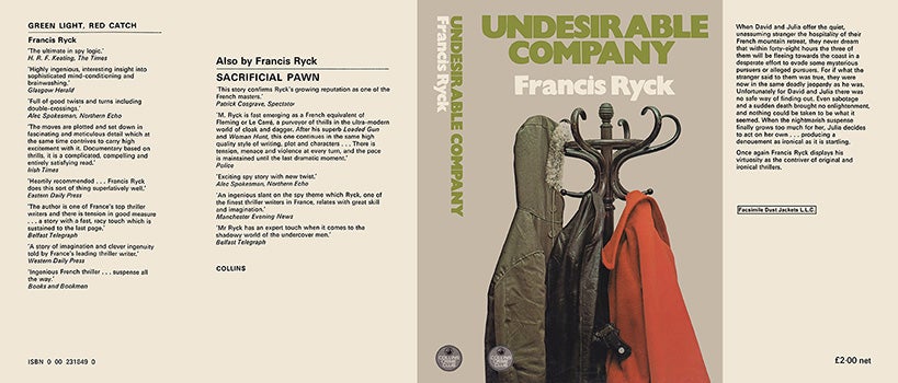 Item #54259 Undesirable Company. Francis Ryck.