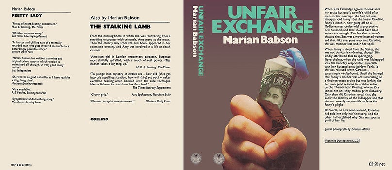 Item #54291 Unfair Exchange. Marian Babson