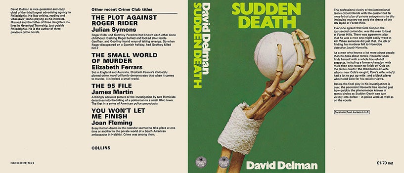 Item #54315 Sudden Death. David Delman.