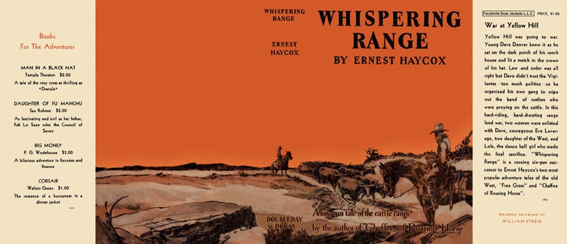 Item #5432 Whispering Range. Ernest Haycox