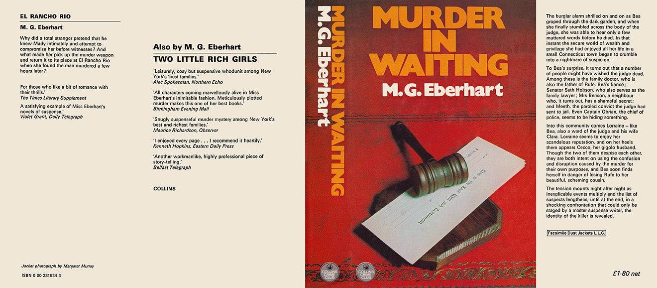Item #54322 Murder in Waiting. Mignon G. Eberhart