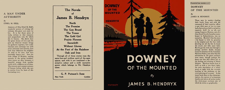 Item #5434 Downey of the Mounted. James B. Hendryx