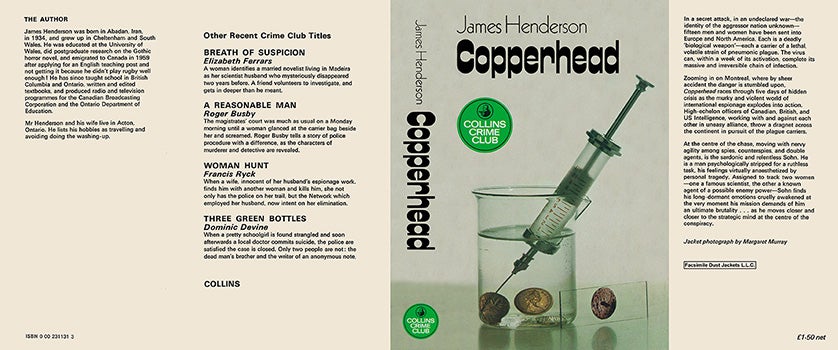 Item #54341 Copperhead. James Henderson.
