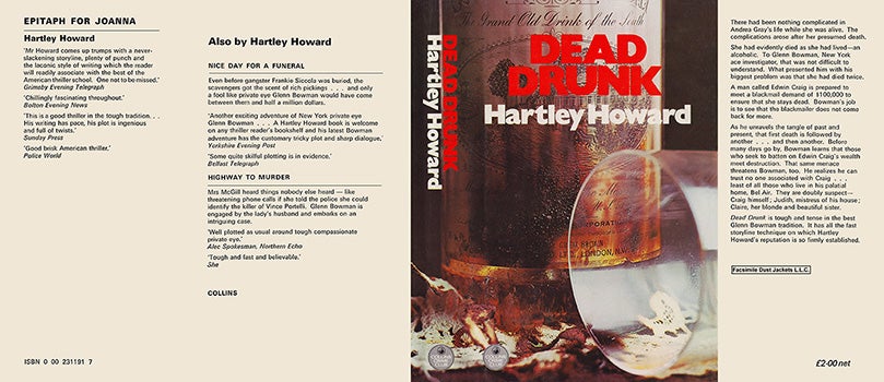 Item #54343 Dead Drunk. Hartley Howard
