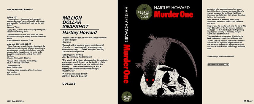 Item #54345 Murder One. Hartley Howard