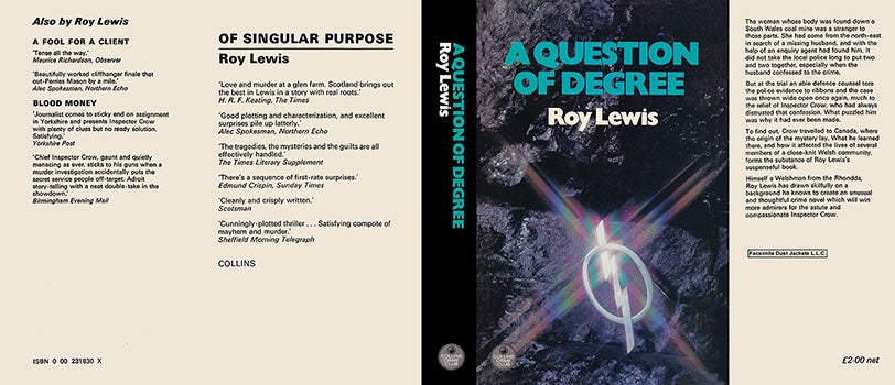Item #54358 Question of Degree, A. Roy Lewis