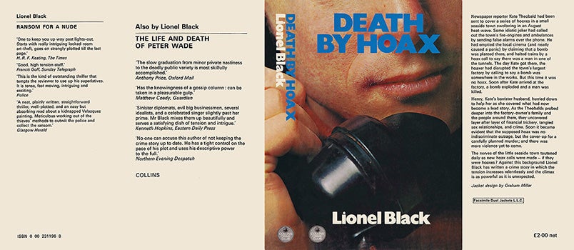 Item #54408 Death by Hoax. Lionel Black