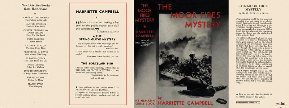 Item #545 Moor Fires Mystery, The. Harriette Campbell.