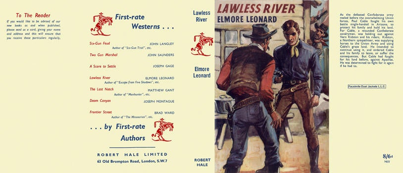 Item #5455 Lawless River. Elmore Leonard