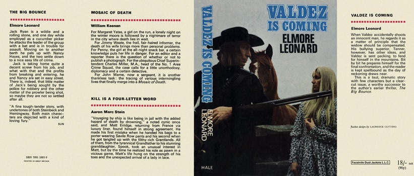 Item #5456 Valdez Is Coming. Elmore Leonard.