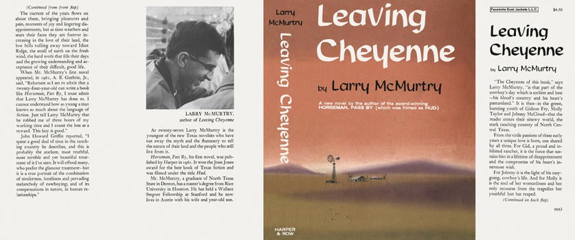 Item #5463 Leaving Cheyenne. Larry McMurtry
