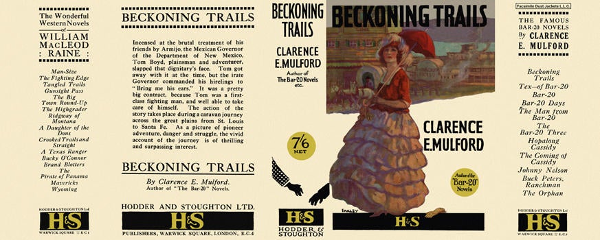 Item #5466 Beckoning Trails. Clarence E. Mulford