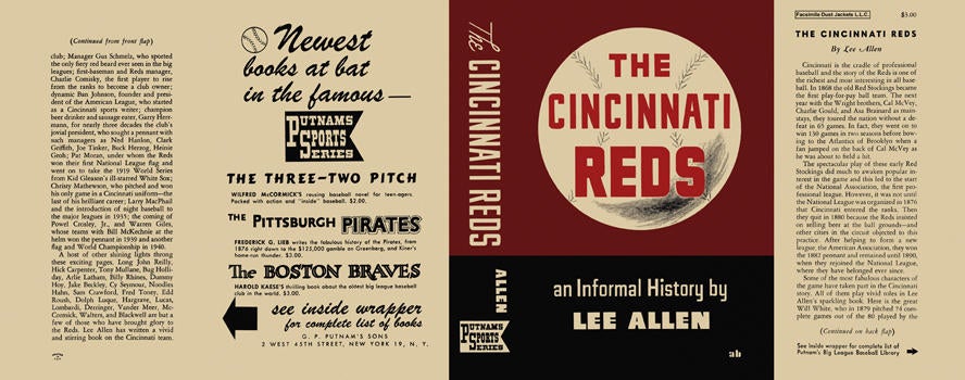 Item #5485 Cincinnati Reds. Lee Allen