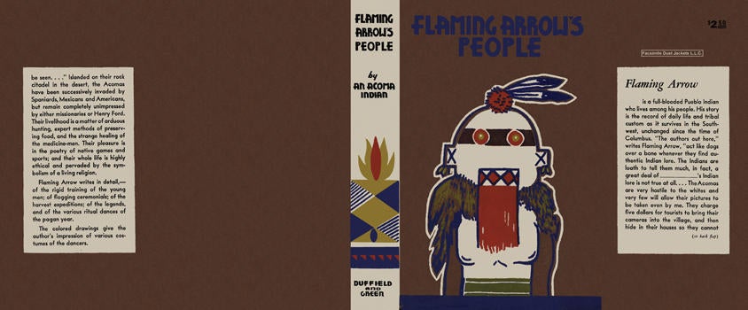Item #5487 Flaming Arrow's People. James Paytiamo, An Acoma Indian.