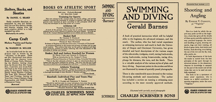 Item #5495 Swimming and Diving. Gerald Barnes