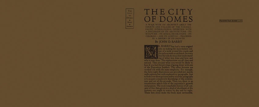 Item #5496 City of Domes, The. John D. Barry