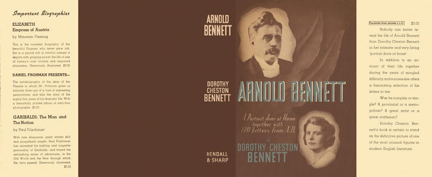 Item #5501 Arnold Bennett. Dorothy Cheston Bennett