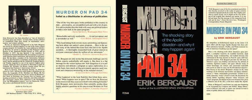 Item #5503 Murder on Pad 34. Erik Bergaust