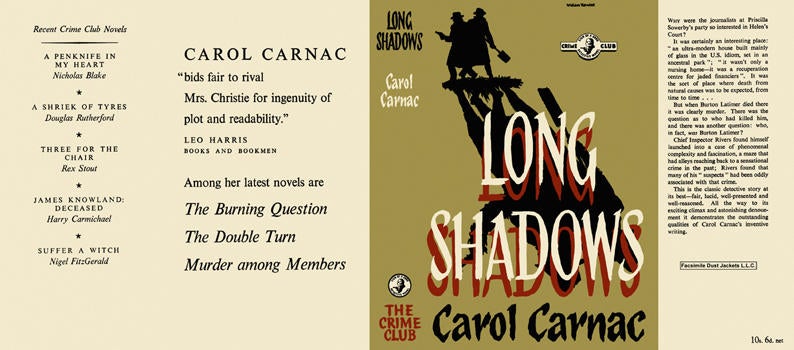 Item #551 Long Shadows. Carol Carnac