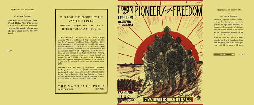 Item #5517 Pioneers of Freedom. McAlister Coleman