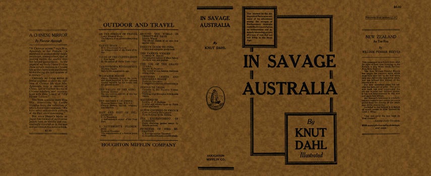 Item #5520 In Savage Australia. Knut Dahl