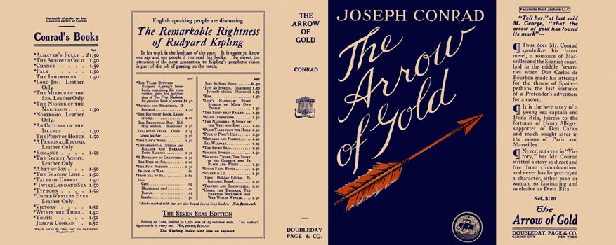 Item #55213 Arrow of Gold, The. Joseph Conrad.