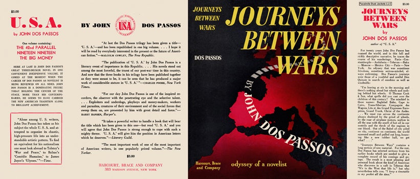 Item #55217 Journeys Between Wars. John Dos Passos.