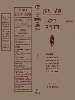 Notes on Life and Letters. Joseph Conrad.