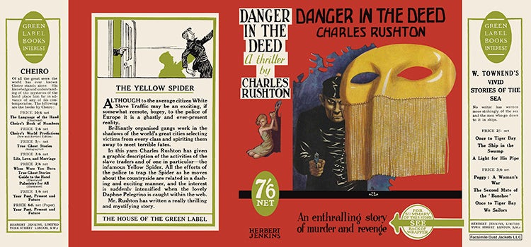 Item #55369 Danger in the Deed. Charles Rushton.