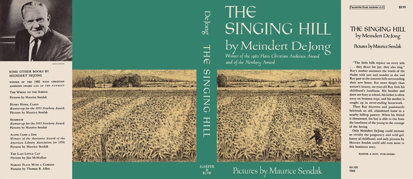 Item #55449 Singing Hill, The. Meindert DeJong, Maurice Sendak.