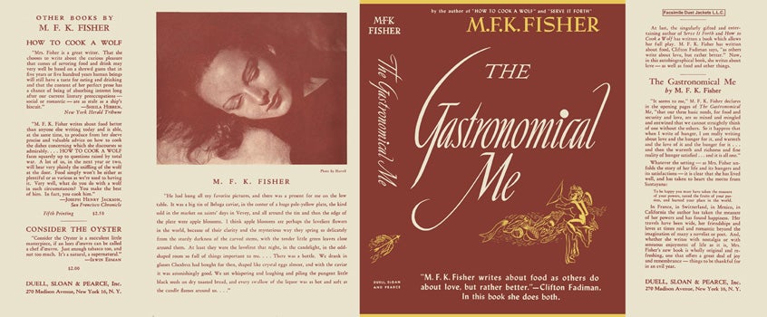 Item #5545 Gastronomical Me, The. M. F. K. Fisher