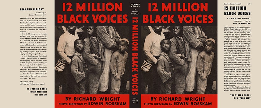 Item #55455 12 Million Black Voices. Richard Wright, Edwin Rosskam