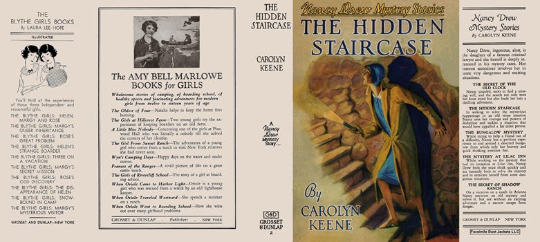 Item #55462 Nancy Drew #02: Hidden Staircase, The. Carolyn Keene