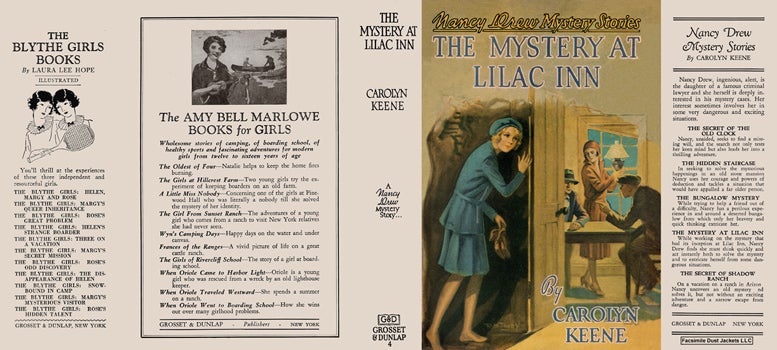 Item #55463 Nancy Drew #04: Mystery at Lilac Inn, The. Carolyn Keene