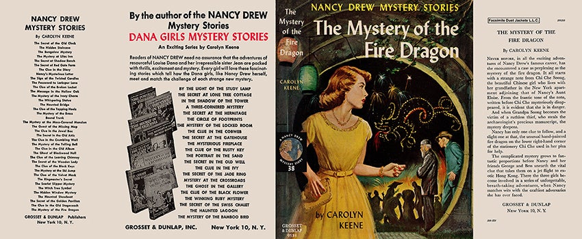 Item #55470 Nancy Drew #38: Mystery of the Fire Dragon, The. Carolyn Keene.