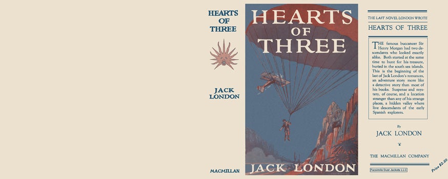 Item #55473 Hearts of Three. Jack London