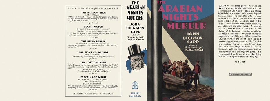 Item #556 Arabian Nights Murder, The. John Dickson Carr