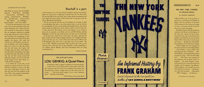Item #5560 New York Yankees, The. Frank Graham
