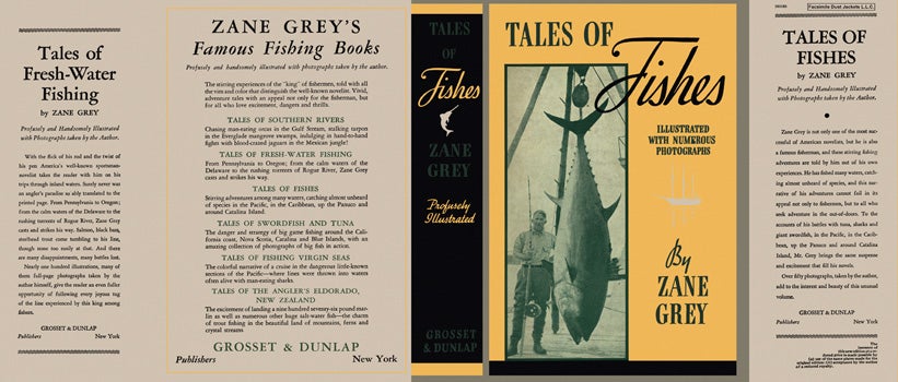 Item #5567 Tales of Fishes. Zane Grey