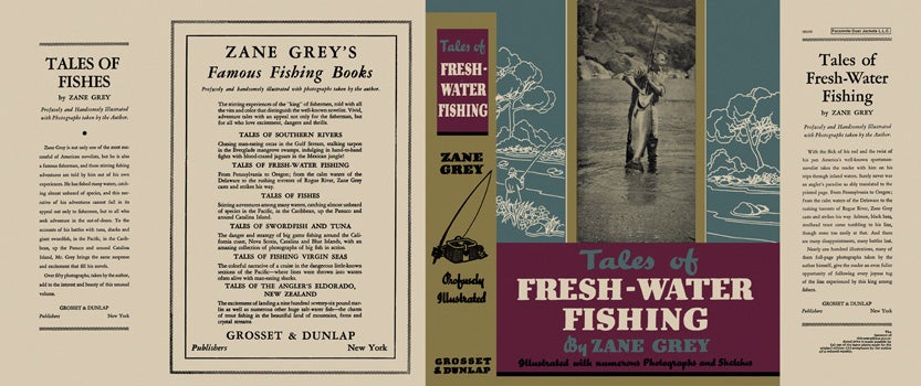 Item #5569 Tales of Fresh-Water Fishing. Zane Grey