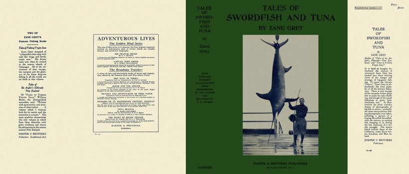 Item #5574 Tales of Swordfish and Tuna. Zane Grey