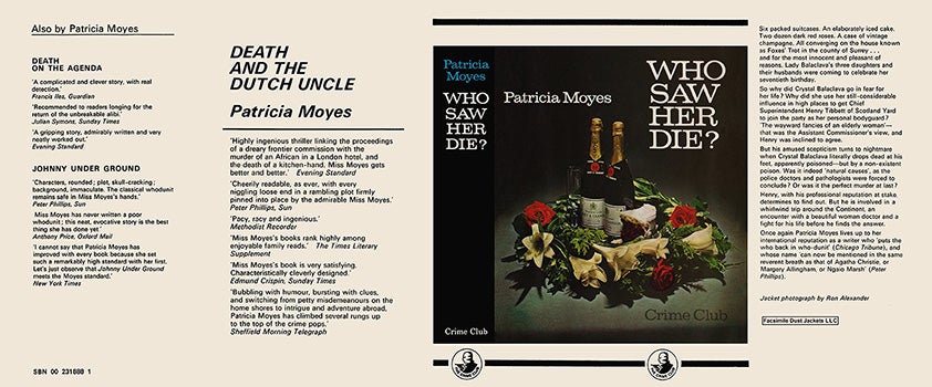 Item #55808 Who Saw Her Die? Patricia Moyes